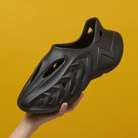 雨鞋男款夏季雨凉鞋钓鱼水鞋厨房工作鞋防滑涉水鞋户外防水鞋男士商品大图
