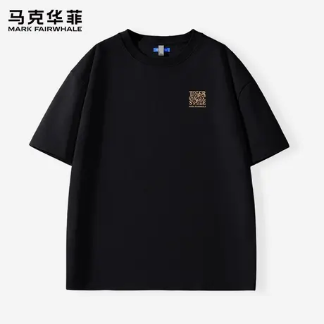 【重磅纯棉】马克华菲短袖t恤男士2025新款夏季宽松潮流半袖上衣X图片
