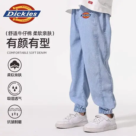 Dickies童装儿童裤子夏季男童upf50+防晒牛仔裤女孩夏款防蚊裤薄A商品大图