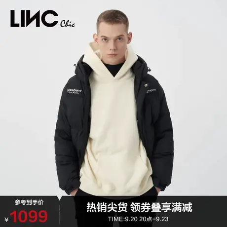LINCCHIC金羽杰羽绒服男鹅绒机能派克服中长款羽绒服N22802118N图片