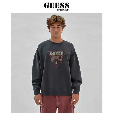 【38上新季】GUESS Originals  男休闲时尚倒三角字母logo卫衣商品大图