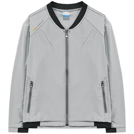 夏季防晒衣男薄款弹力透气皮肤衣宽松棒球服户外运动夹克冰丝外套商品大图