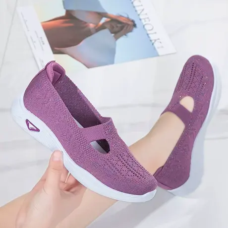 2024春夏季新款中老年布鞋软底老太太鞋平底妈妈鞋女士老北京布鞋商品大图