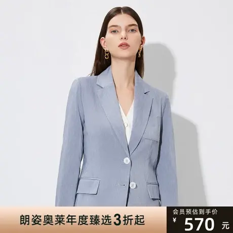 朗姿2023年春季收腰通勤西装线下商场同款图片