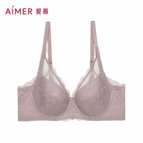 爱慕内衣女侧收副乳性感蕾丝大胸显小显瘦全罩杯文胸AM124831商品大图