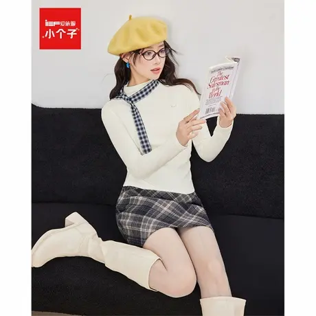 IEF/爱依服【小个子】上衣2025秋季新款简约纯色通勤百搭打底衣图片