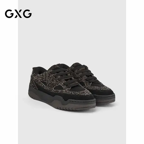 GXG通勤男鞋时尚休闲拼接运动板鞋冬季潮流休闲鞋商品大图