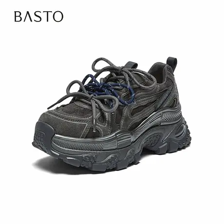 【好物体验专享】百思图2026春商场新款老爹鞋增高女鞋G0931AM6商品大图