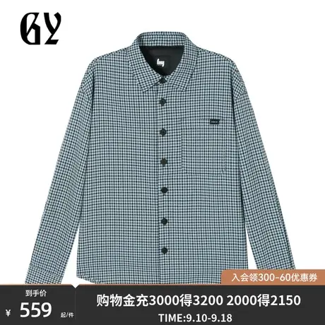 雅戈尔旗下潮流男装GY品牌秋冬新款时尚休闲单夹克外套男图片