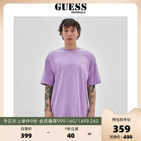 GUESSOriginals23新款情侣款经典款圆领短袖T恤-M3GI71K9XF3图片