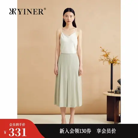 【真丝系列】YINER音儿秋季桑蚕丝大V领吊带小背心图片