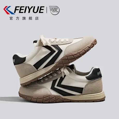 feiyue/飞跃女鞋帆布鞋女2025春季新款厚底透气德训鞋子百搭休闲商品大图