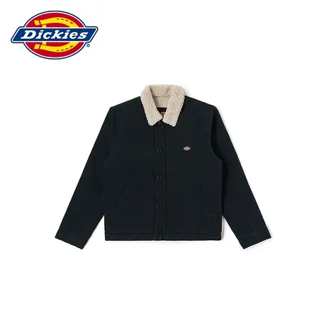 Dickies商场同款 23秋冬新品翻领仿羊羔绒夹克厚外套 保暖休闲图片