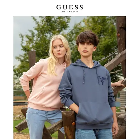 GUESSoversize连帽上衣休闲运动廓形重磅卫衣MM4K9461C商品大图