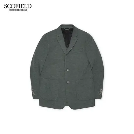 SCOFIELD男装25年新款春季时尚复古潮流灰色西服商务休闲西装外套商品大图