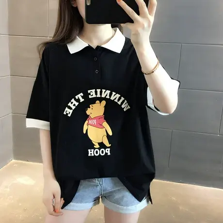 纯棉短袖T恤女装宽松2024年新款春季洋气中长款设计感打底衫爆款商品大图