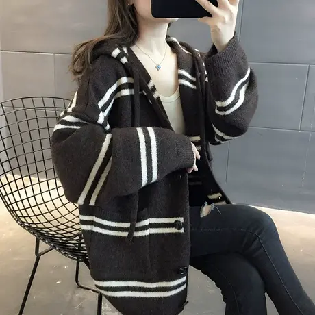 毛衣2024年新款女装春秋季春款春装女士针织开衫宽松百搭外穿爆款图片