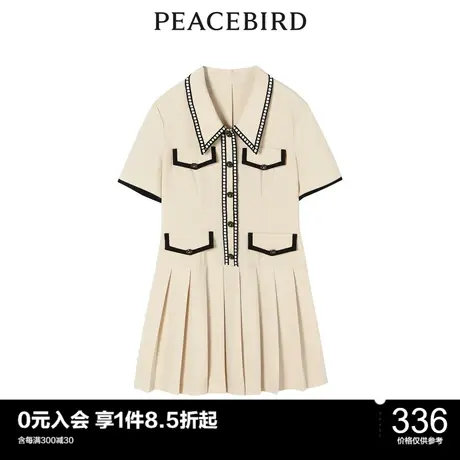 太平鸟女士时尚年新款小香风连衣裙A5FAC2C28图片