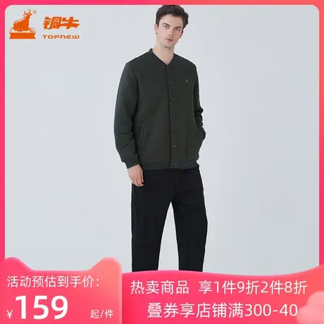 铜牛欧粒绒运动休闲保暖男裤 2022秋冬新款男士休闲裤加绒裤NK131图片