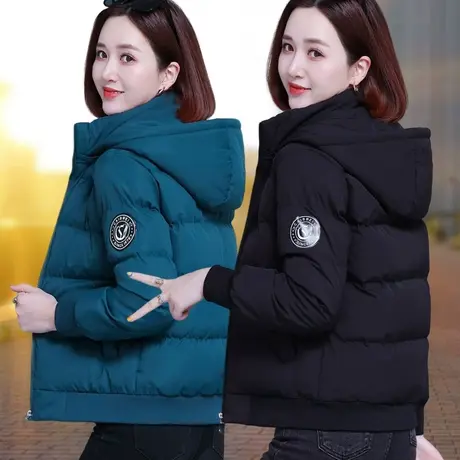 恋上17号冬装棉袄女2022年新款冬季爆款大码时尚棉衣棉服加厚短款图片
