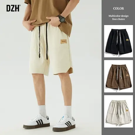 男士美式透气短裤男款运动五分裤男夏季大裤衩裤子夏天男款篮球裤商品大图