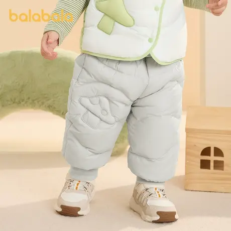 巴拉巴拉儿童羽绒裤男女童长裤冬季保暖裤2025新款潮商品大图