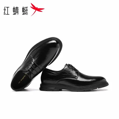 红蜻蜓男鞋冬季新款鞋子男士商务正装皮鞋男真皮牛皮新郎结婚秋冬商品大图