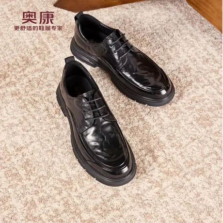 奥康 男鞋2025秋季新款正装德比鞋真皮透气商务通勤结婚新郎鞋商品大图