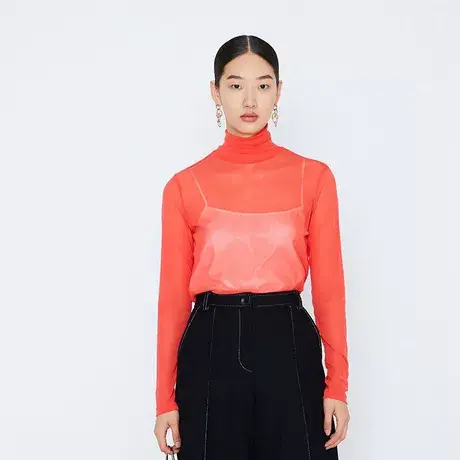 【言选好物】玛丝菲尔毛针织衫女秋季新修身毛针织衫打底衫商品大图