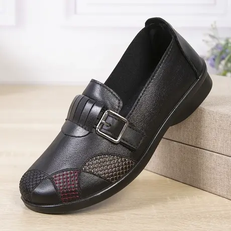 老北京布鞋女新款老年人鞋夏春秋一脚蹬妈妈鞋舒适奶奶鞋软底防滑商品大图