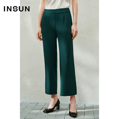 INSUN恩裳专选夏季阔腿休闲裤商品大图