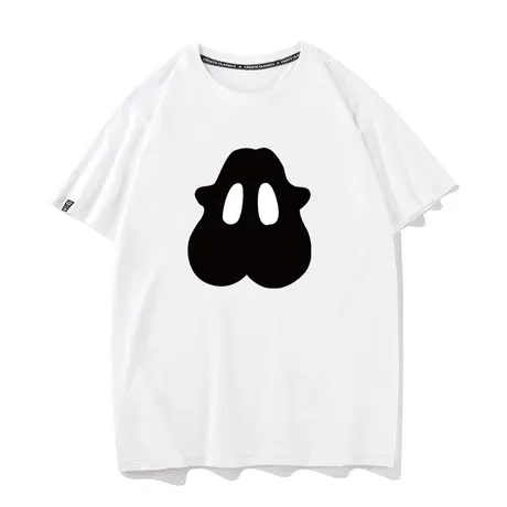 秀洛小怪兽卡通T恤美式复古嘻哈印花纯棉短袖T恤ins潮牌街头宽松图片