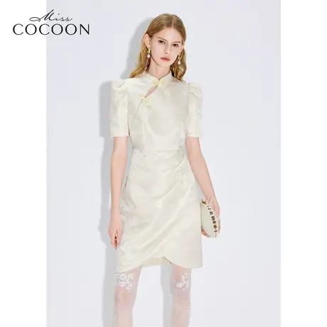 MISSCOCOON【拾光纪】24春新款年会礼服新中式改良旗袍连衣裙图片