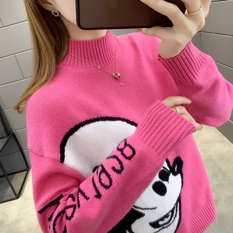 毛衣女冬加厚高领女士宽松慵懒秋冬外穿洋气内搭2020年新款爆款图片