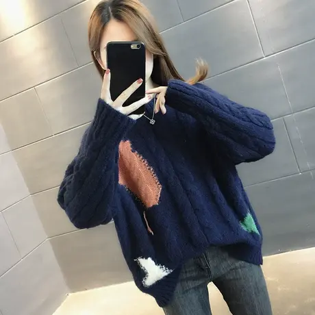毛衣女装2023年新款秋冬季女士秋款秋装宽松外穿上衣服打底衫洋气图片