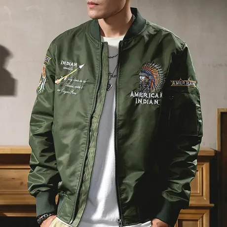 男款个性潮流冬季外穿工装夹克日系百搭男士舒适宽松夹克外套上衣图片