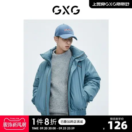 GXG奥莱 【生活系列】冬季新品商场同款灰白系列低领毛衫商品大图