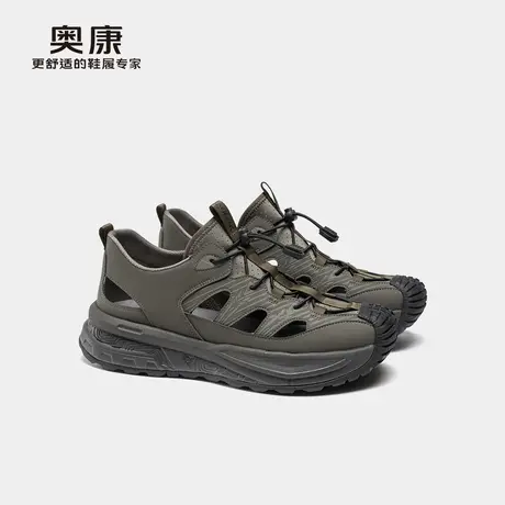 奥康男鞋2025夏季新款厚底凉鞋男包头透气舒适运动溯溪男鞋商品大图