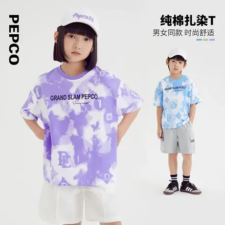 小猪班纳夏装儿童短袖T恤中大童男童上衣女童休闲潮2025年商品大图