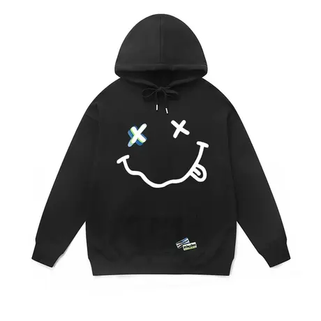 潮ins潮牌卫衣男连帽春秋美式简约薄款休闲情侣装长袖cec带帽外套图片