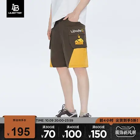 Lilbetter短裤夏季男2022新款男生潮流时尚裤子美式宽松休闲裤LB商品大图