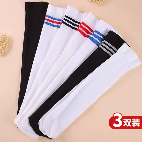 儿童长筒袜夏季薄款透气天鹅绒宝宝过膝盖高筒长袜男童女童中筒袜商品大图