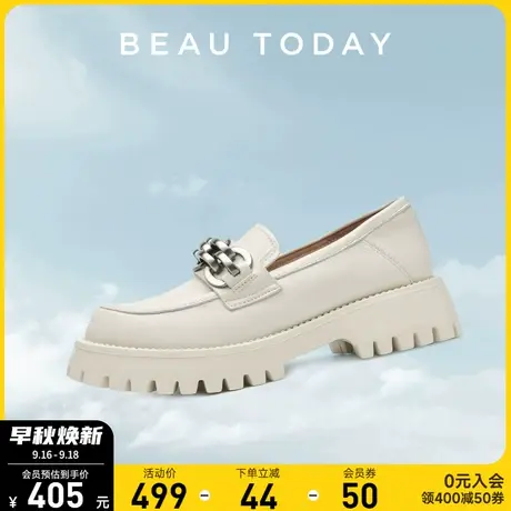 BeauToday不累脚女鞋新款2023新款夏季软底单鞋女BT晚风温柔鞋子商品大图