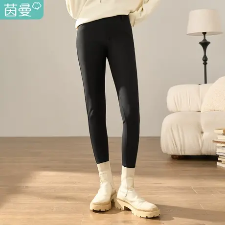 【商场同款】茵曼冬女装新款田园瘦身塑形高腰显高显瘦牛仔裤图片
