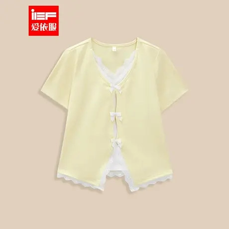 MINIIEF【爱依服童装】2025夏季新款韩版时尚洋气女童百搭上衣图片