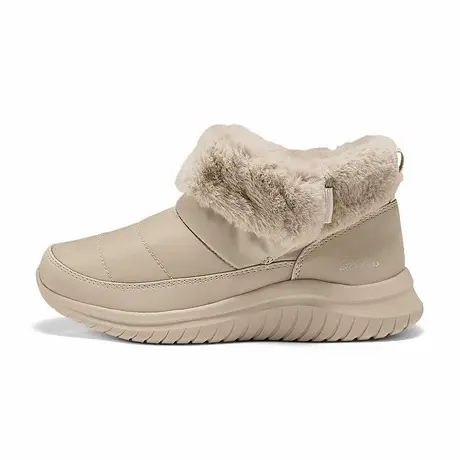 Skechers斯凯奇2025夏季新品女士时尚加绒短靴厚底增高温暖舒适商品大图