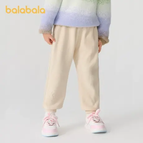 巴拉巴拉童装儿童长裤女童温暖束脚裤秋冬宽松休闲裤时尚百搭裤子商品大图