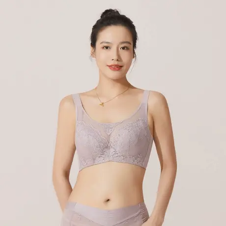 Shaply/莎莲妮内衣女大胸显小薄款软钢圈调整型上托聚拢收副乳商品大图