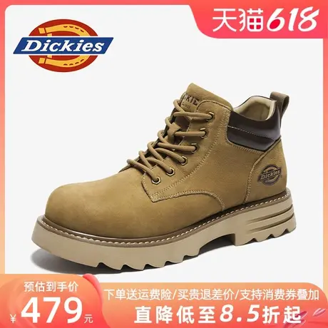 Dickies马丁靴男款2025新款春夏男鞋英伦靴子男靴男士低帮工装靴商品大图