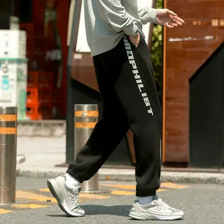唐狮运动裤男士简约束脚裤秋冬新卫裤宽松休闲裤子工装裤男潮牌图片